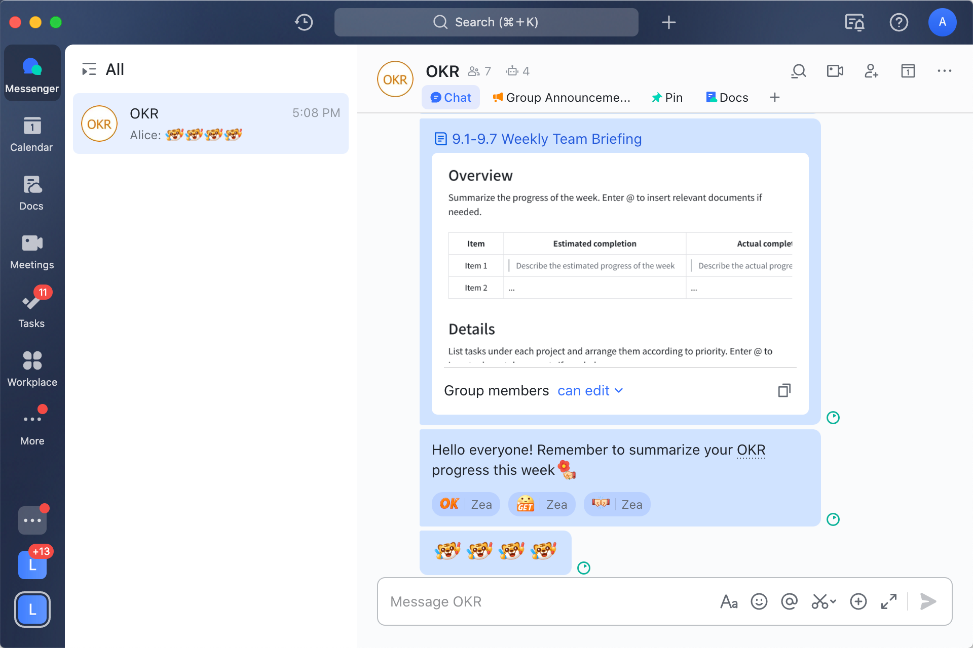Use Lark Docs to facilitate cross-departmental collaboration