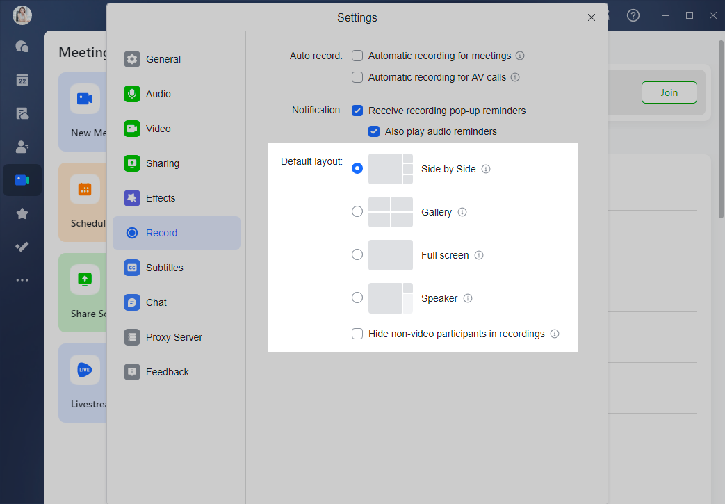 Meetings updates