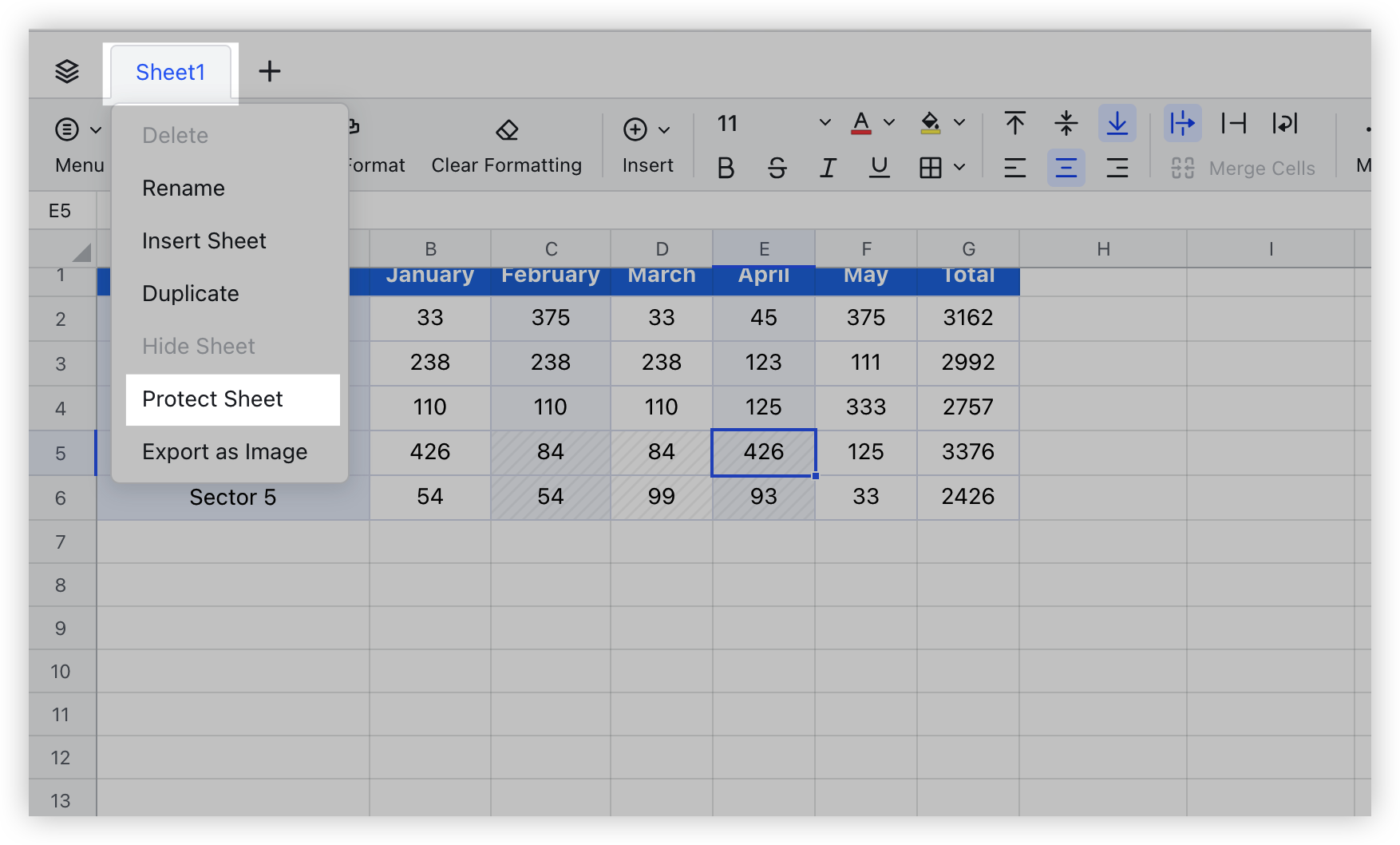 Configure The Protected Range In Sheets