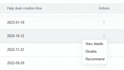 Admin | Manage Help Desk