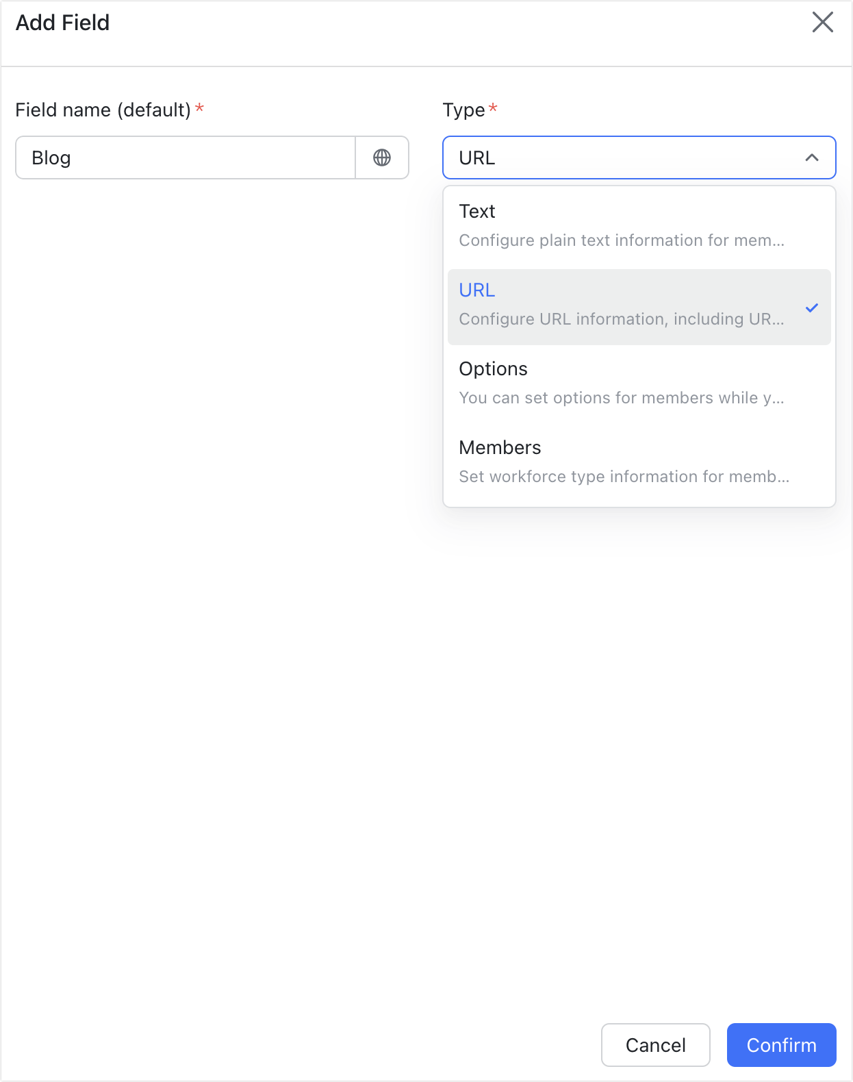 Admin | Configure members' profile pages