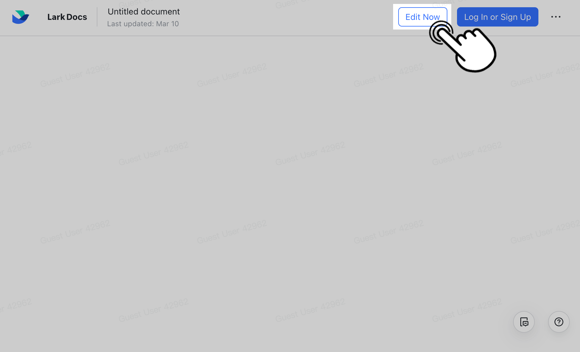 Edit Anonymously In Docs