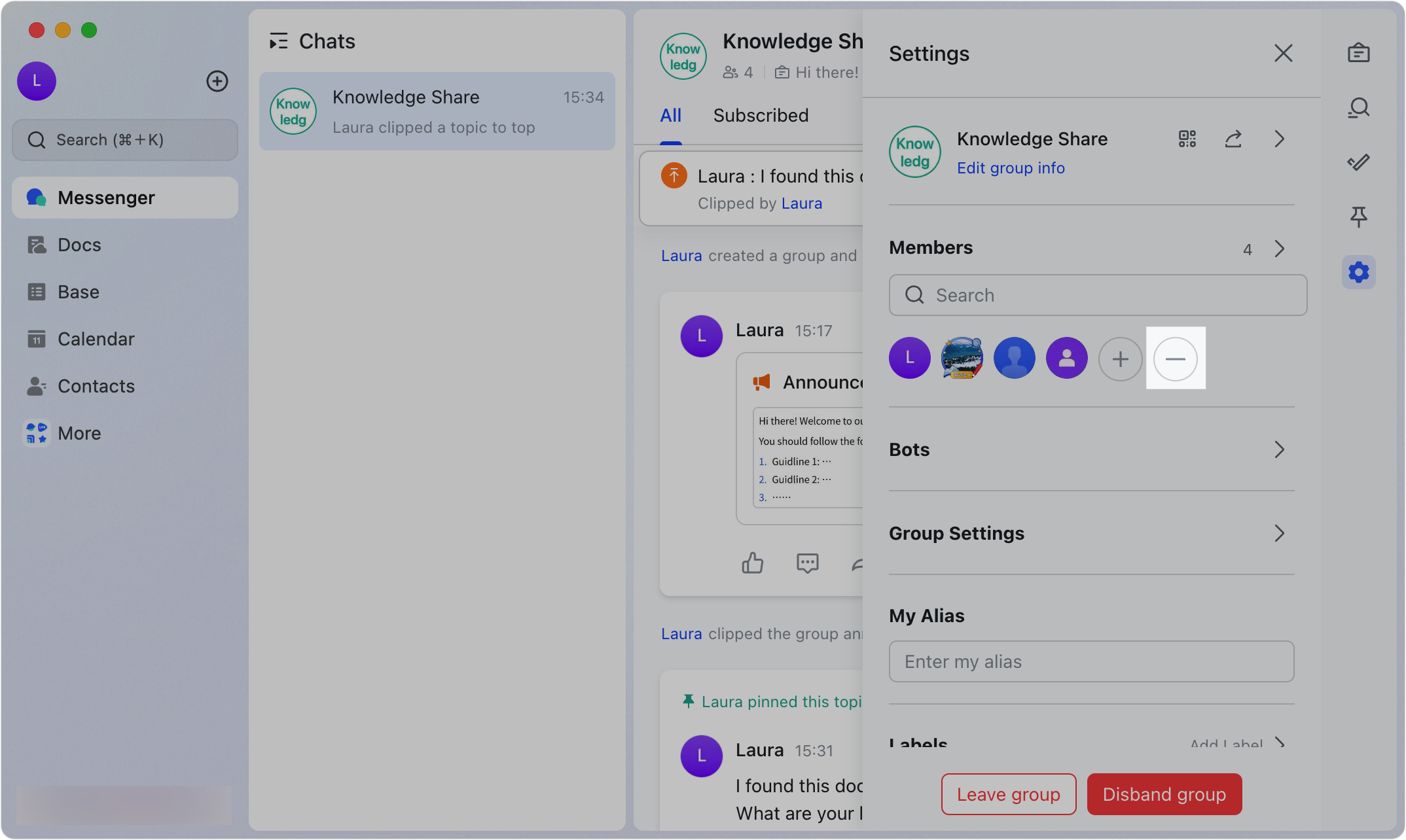 Introducing topic groups to group owners