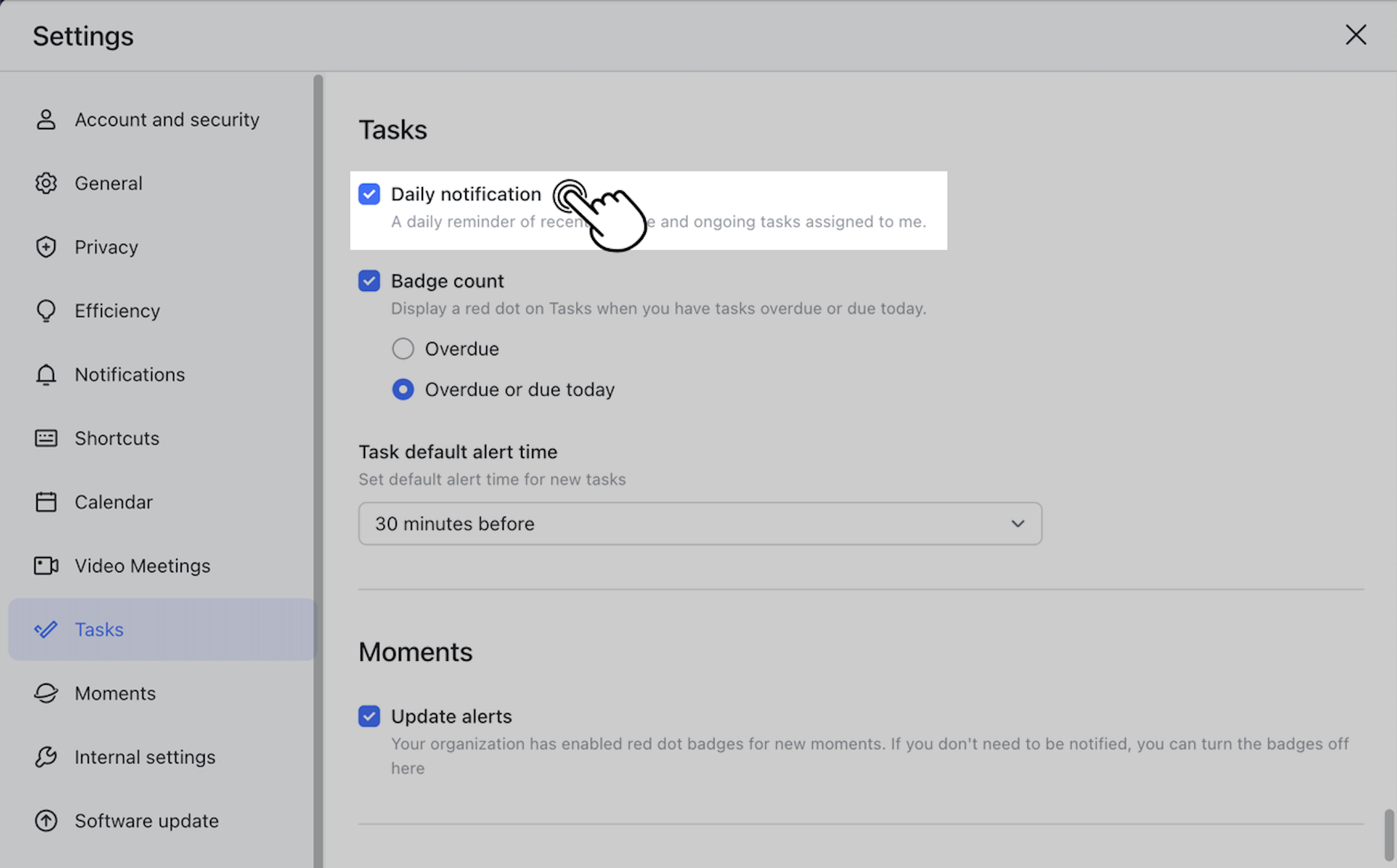 task-settings