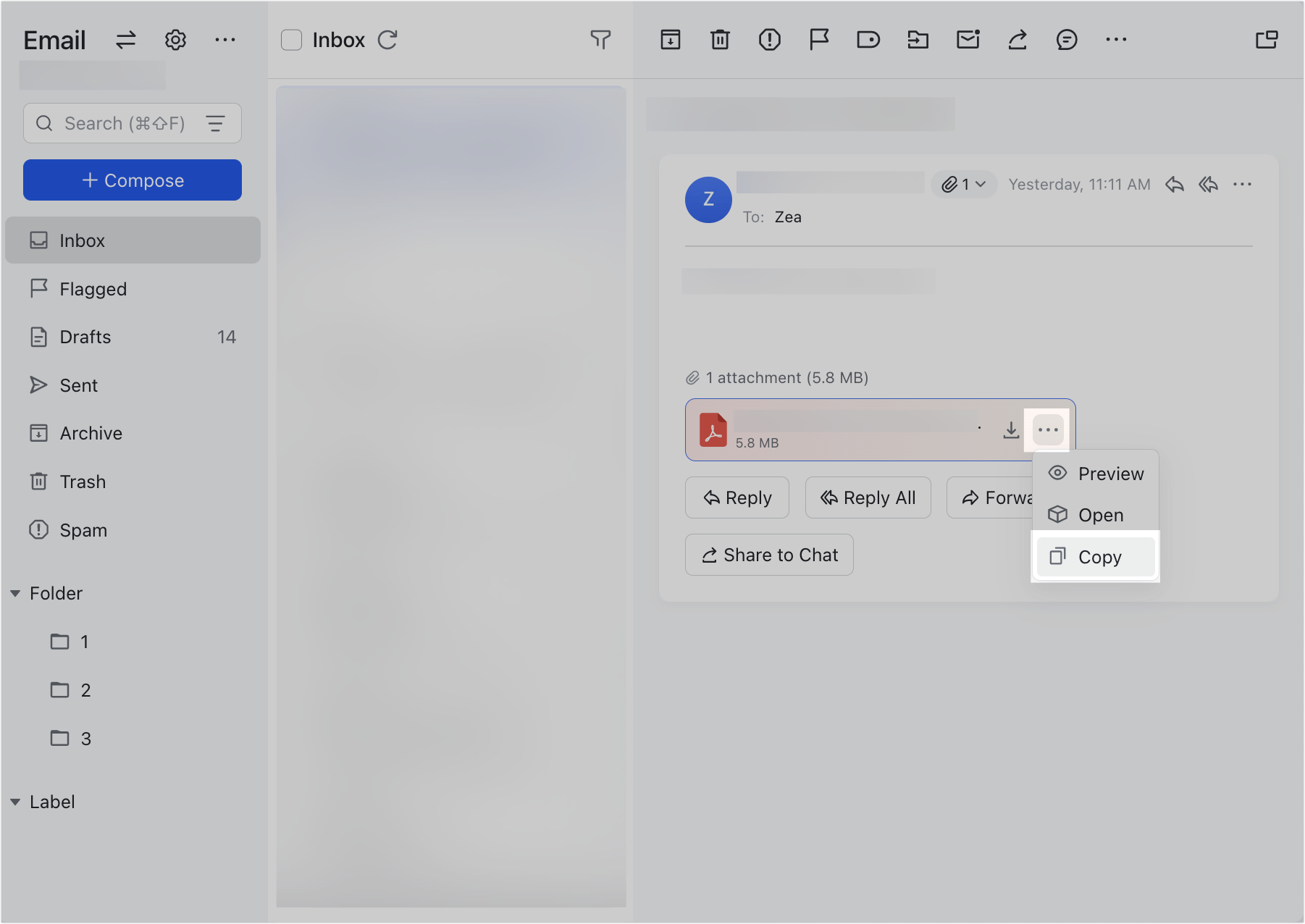 Mail updates
