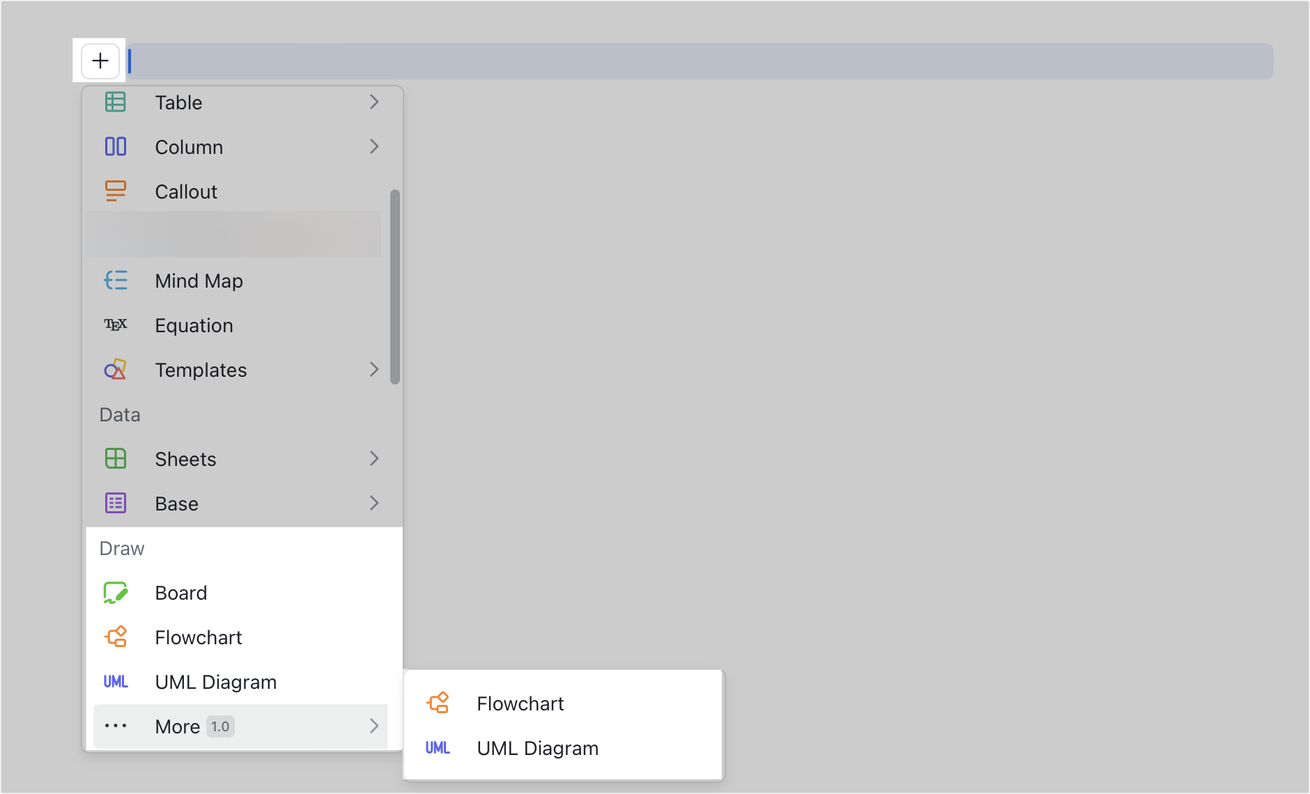 Insert flowcharts and UML diagrams in Docs