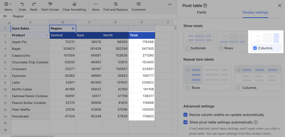 change-the-display-settings-of-pivot-tables