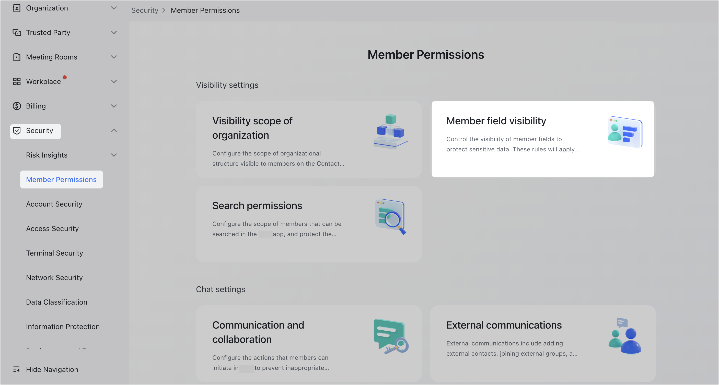 Lark admin console updates