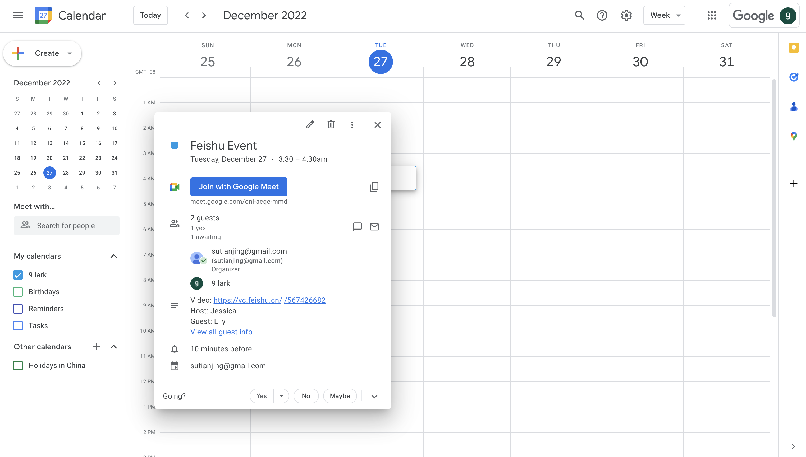 Lark And Google Calendars Two-way Sync Guide