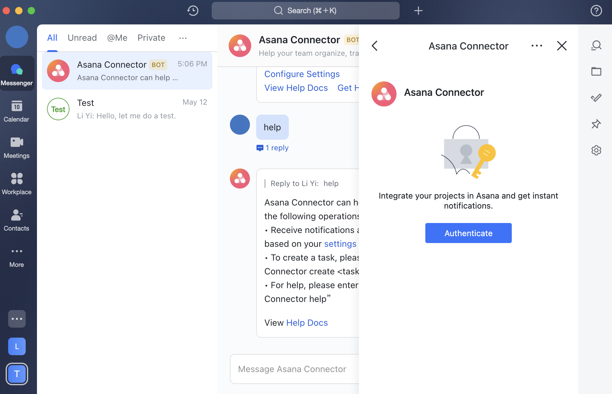 Use the Asana Connector