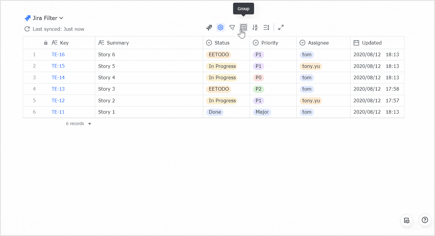 Insert a Jira Filter into Docs