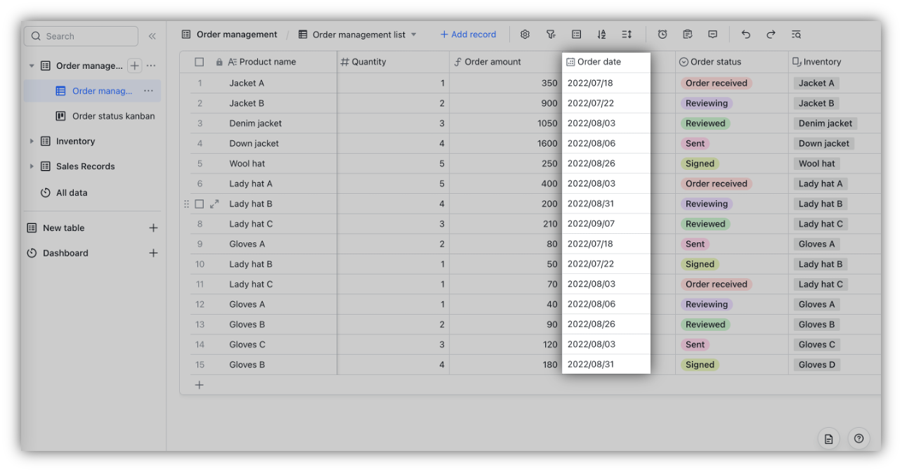 Change your time zone in Base