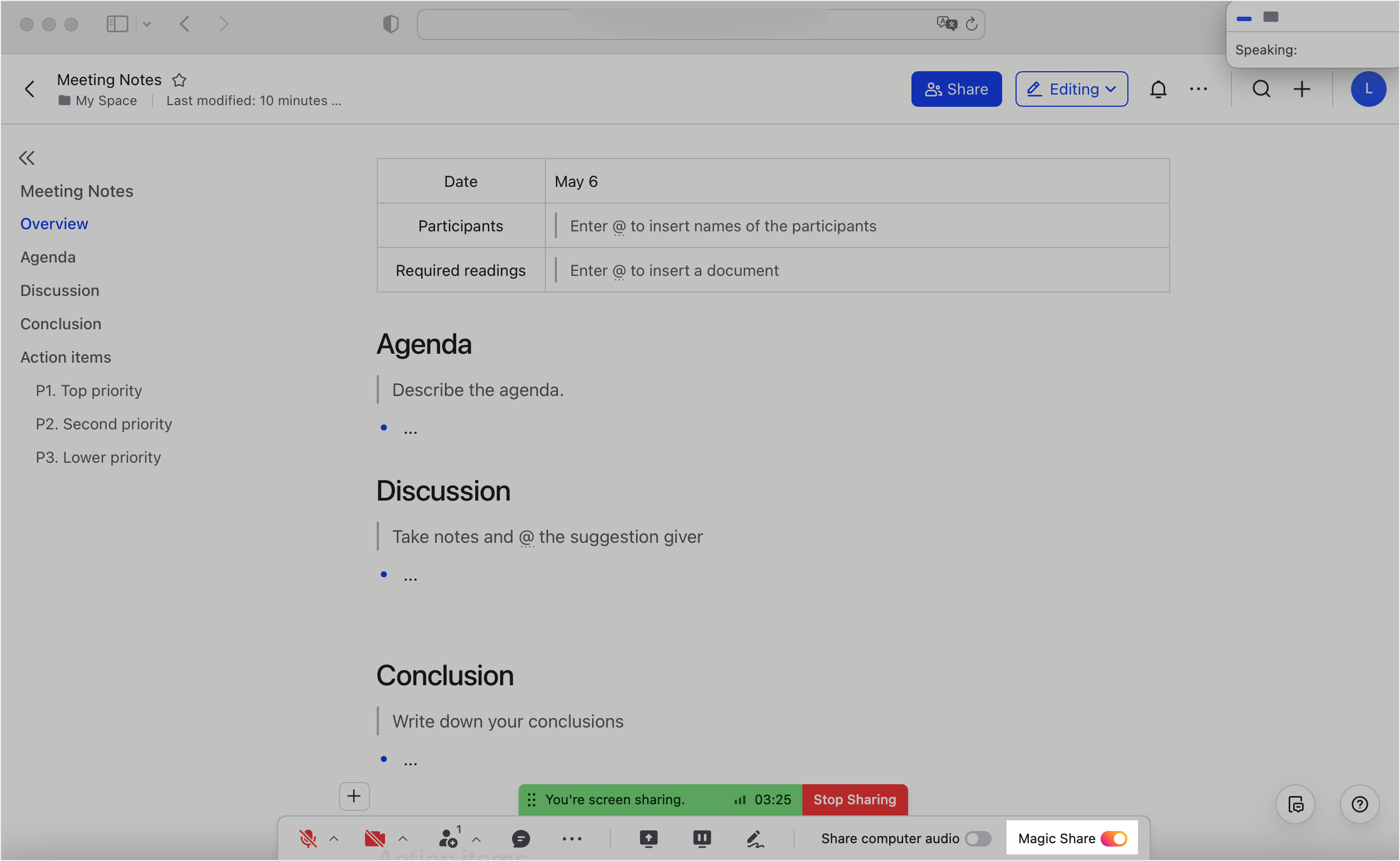 Master lark meetings advanced features