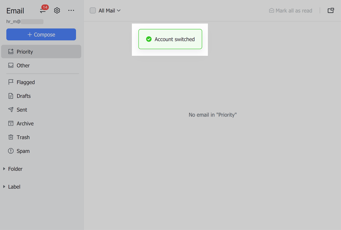 Use a public mailbox to send and receive emails