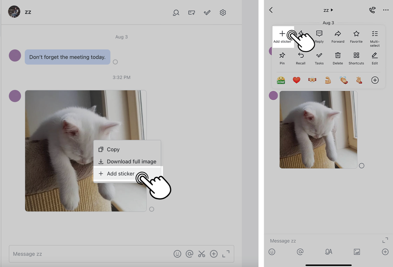Add Stickers