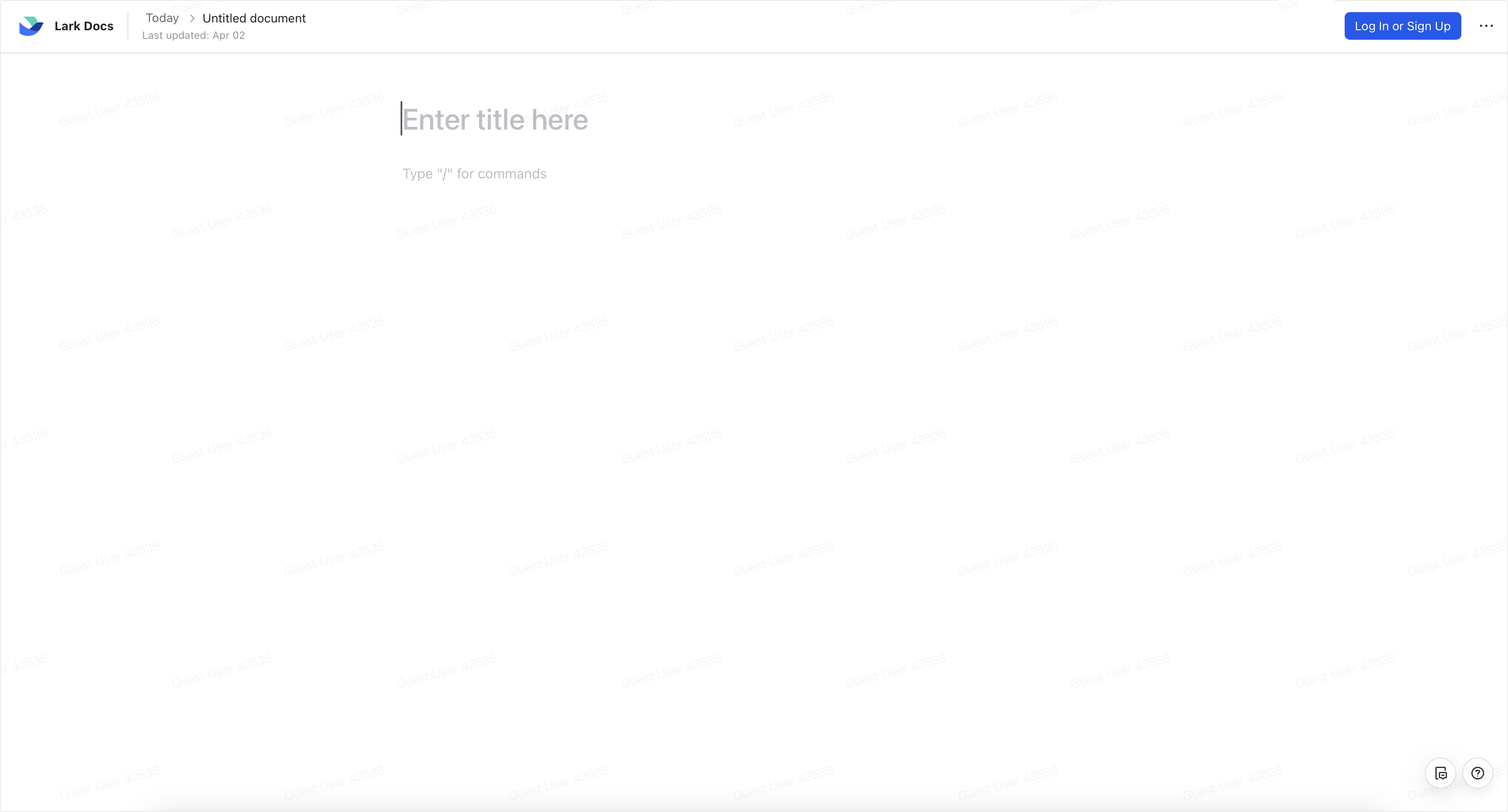 Edit Anonymously In Docs