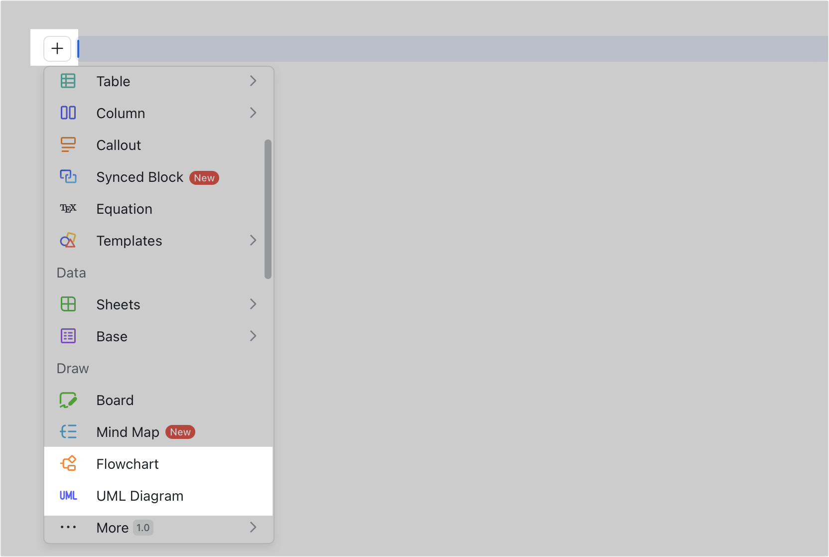 Insert flowcharts and UML diagrams in Docs