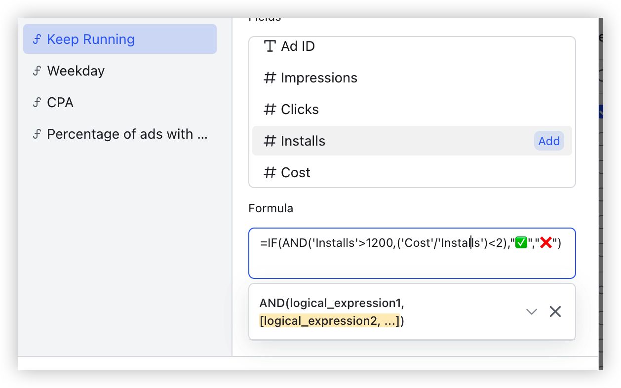 Use calculated fields in pivot tables