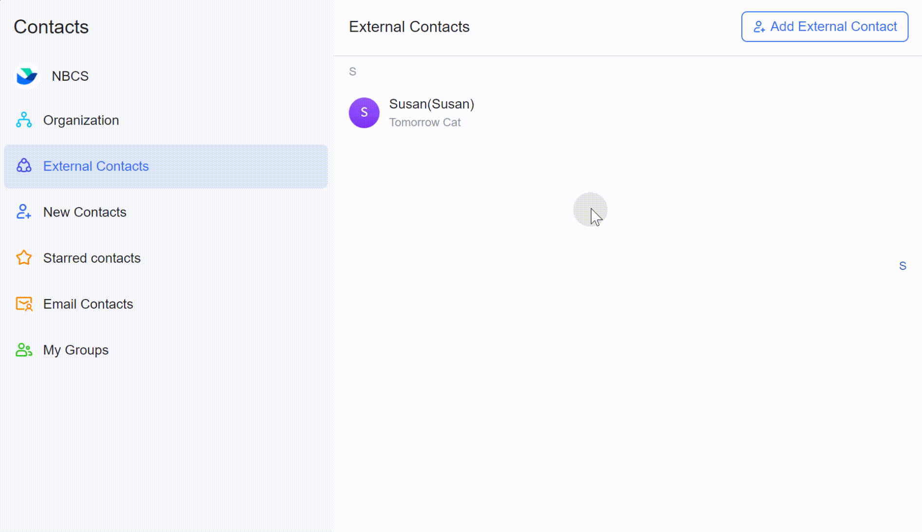 Add Or Delete External Contacts