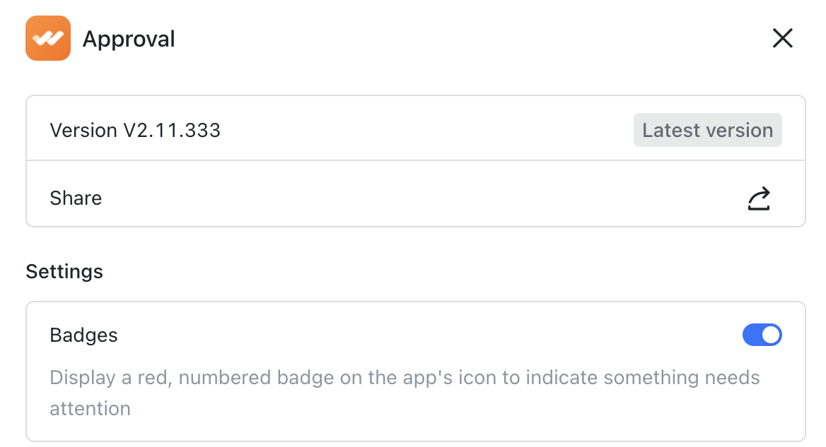 Overview of app notification badges
