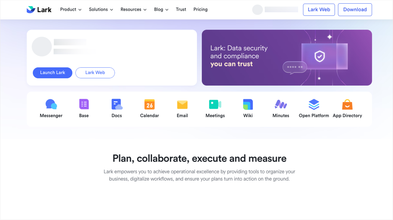 Use The Web Version Of Lark