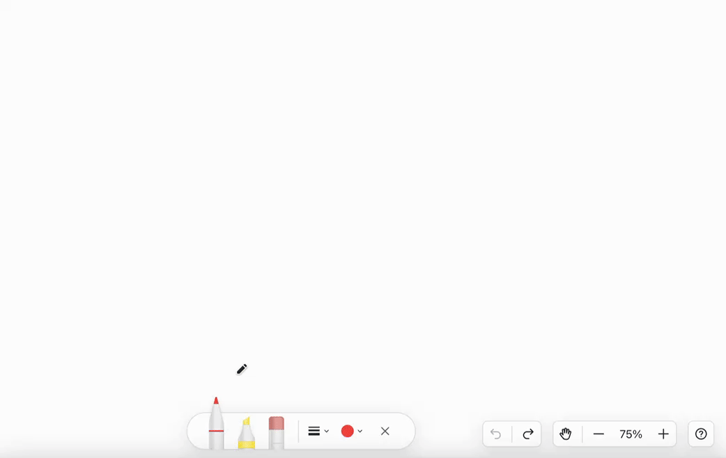 Use the drawing tool on a board