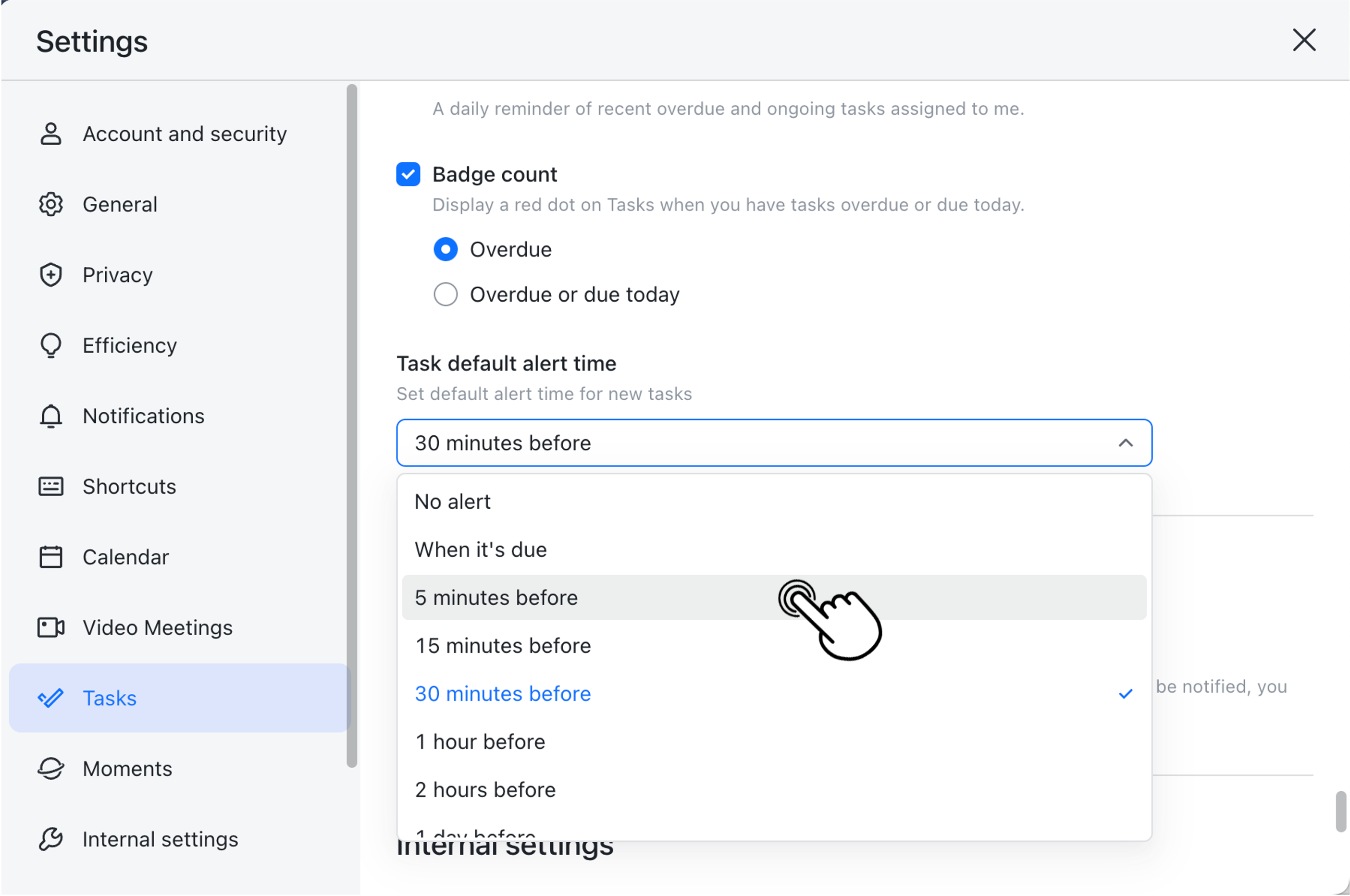 task-settings